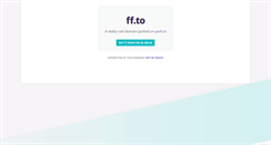 Desktop Screenshot of ff.to
